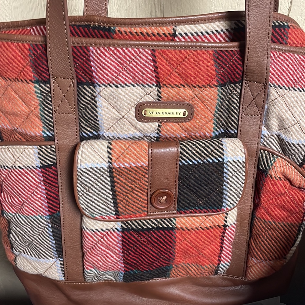 Vera Bradley Bag Fall Colors Red/Orange/Brown